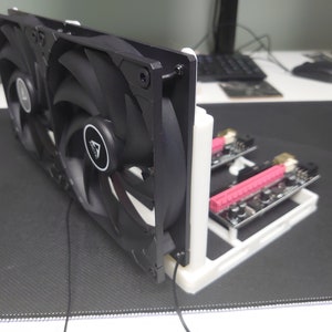 Ripe3d Quad External GPU Graphics Card Stand for DIY Mining Rig, Multi ...