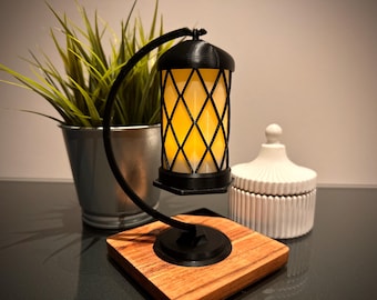 LED tealight lantern, table lantern, decorative lamp, lantern with holder, table decoration, tealight decoration, gift idea, tealight ideas