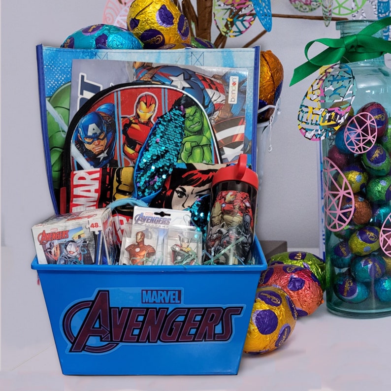 Avengers Toddler Handmade Easter Gift Basket
