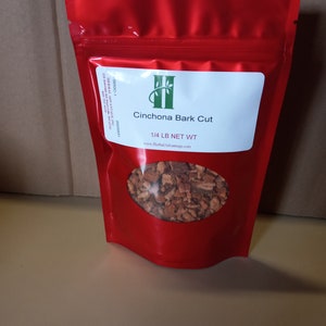 Cinchona Bark Cut 1/2 LB or 8 oz PREMIUM QUALITY Natural