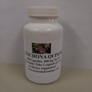 CINCHONA QUININE 100 Capsules 600 MG Premium Quality