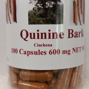 Chininrinde ( Cinchona Officionalis ) 100 Kapseln 600 mg als Kräuterergänzung