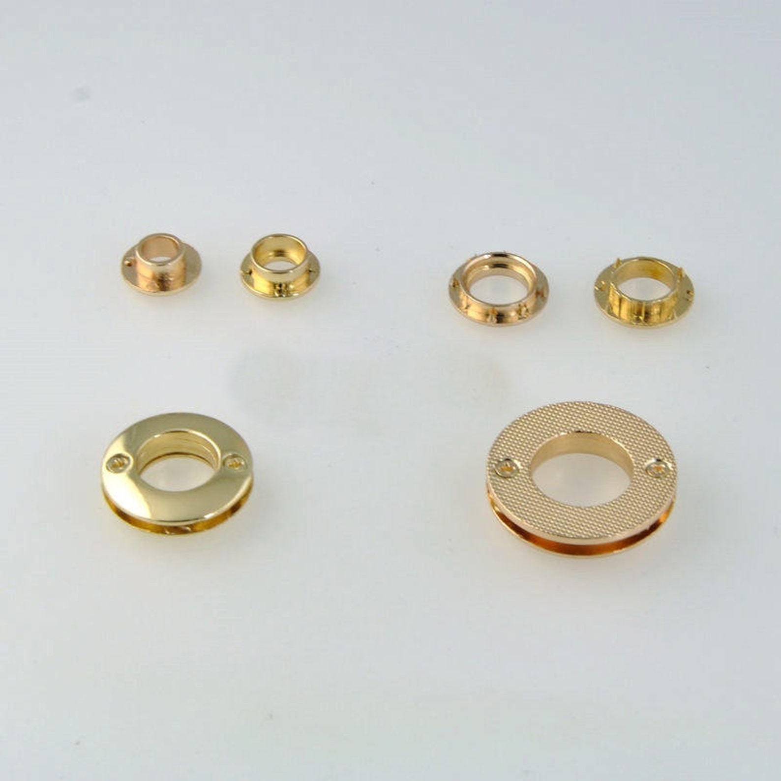 Metal Round Screw Grommet Eyelets 5/8 1 3/8 Inches 1pc Gold Etsy