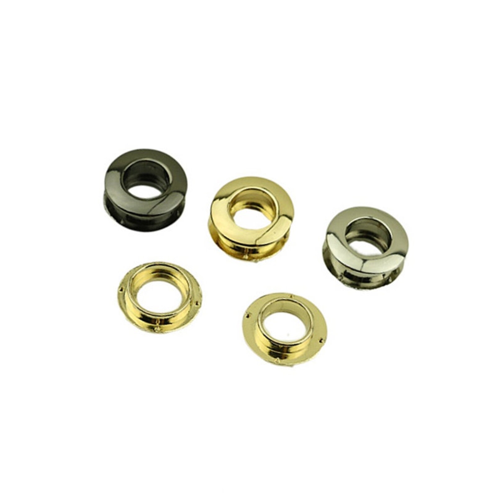 Metal Round Screw Grommet Eyelets 5/8 1 3/8 Inches 1pc Gold Etsy