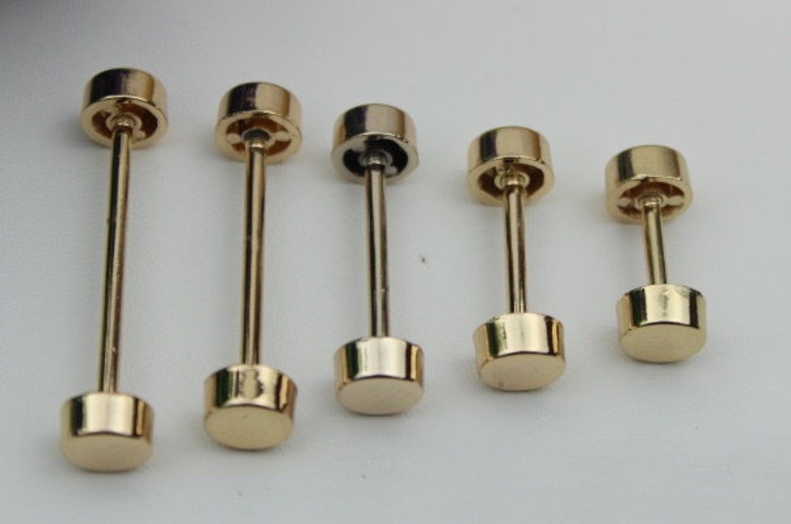 Metal Purse Dumbbell Barbell Screw 9/16 1 5/8 Inches 4pcs Etsy