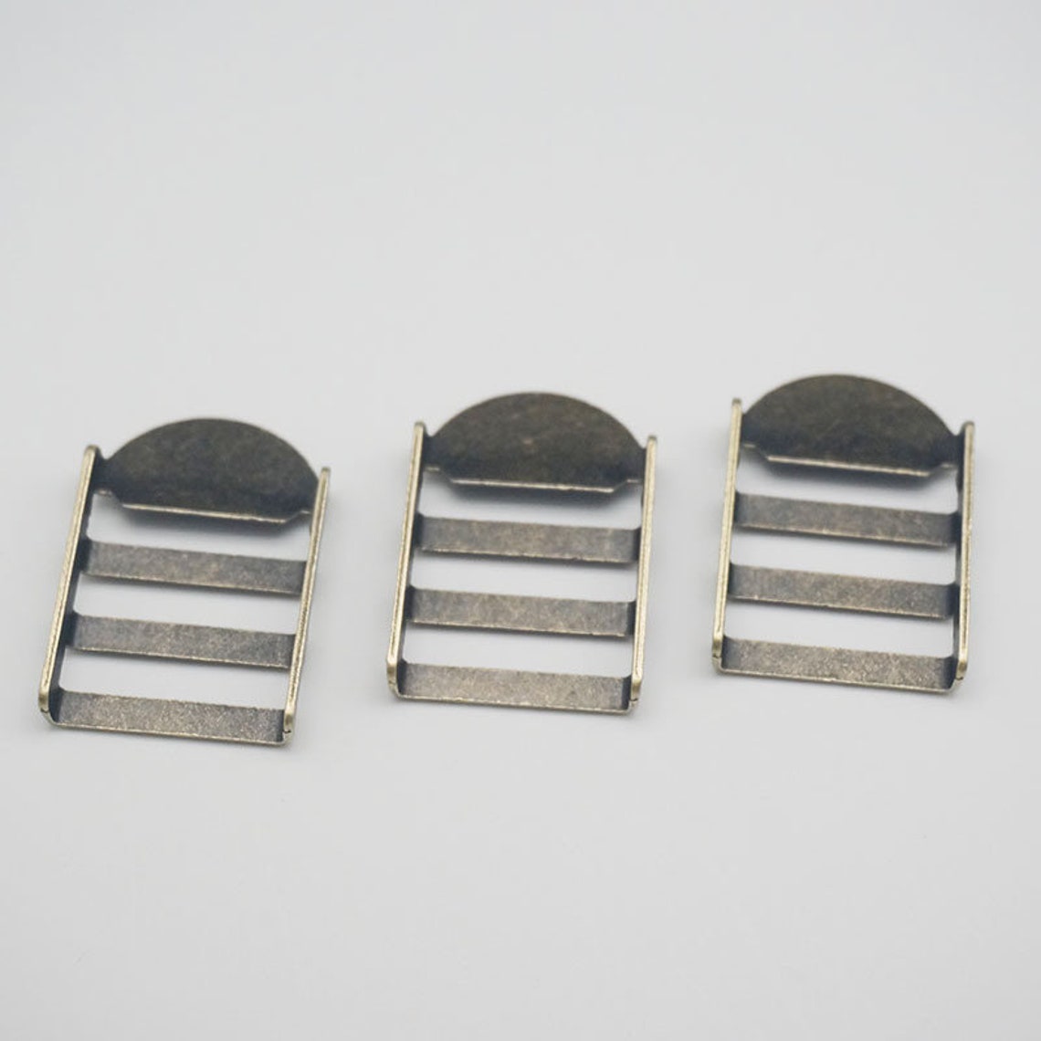 Metal Ladder Lock Slide Buckles 1x1 5/8 Inches 1pc Gold Silver Etsy