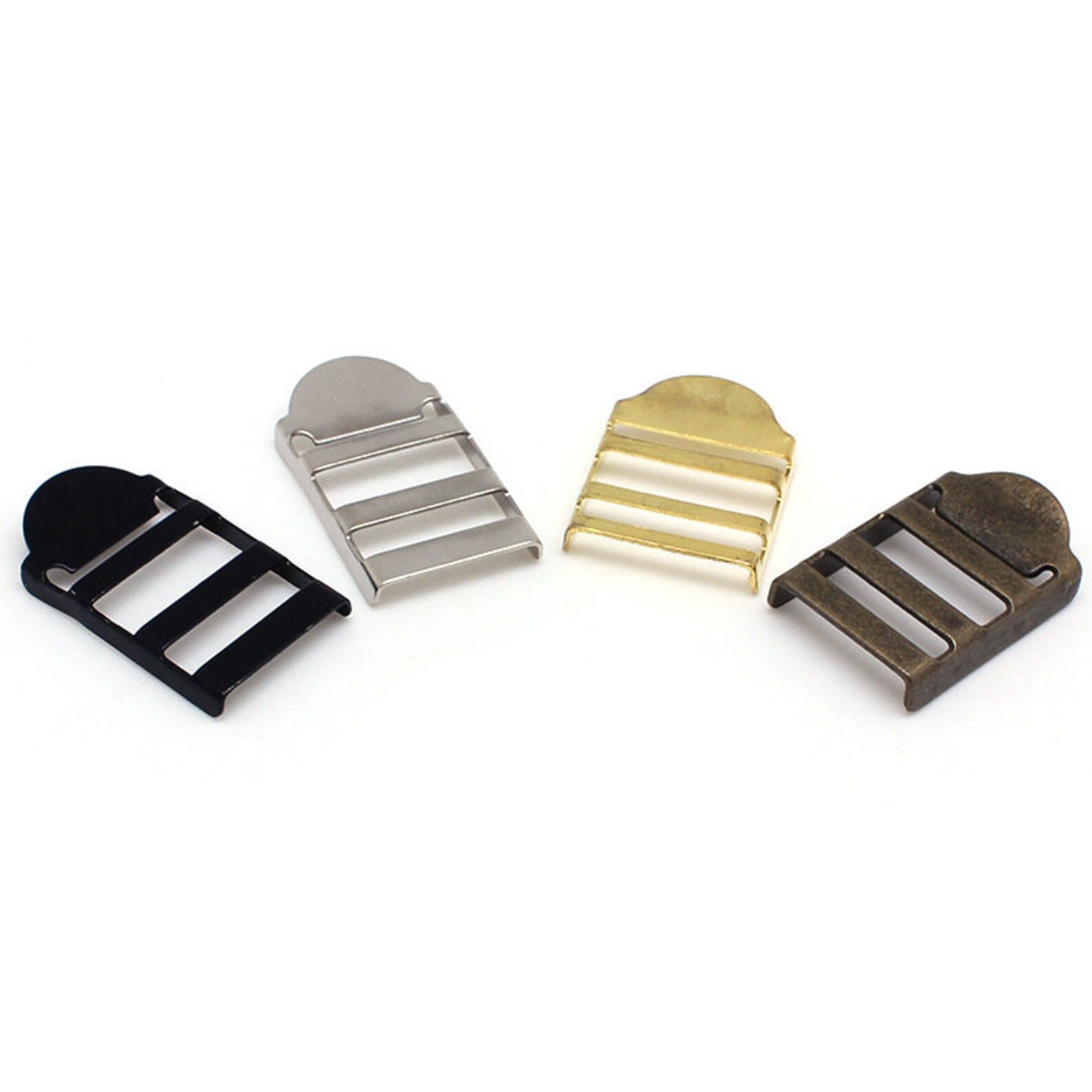 Metal Ladder Lock Slide Buckles 1x1 5/8 Inches 1pc Gold Silver Etsy