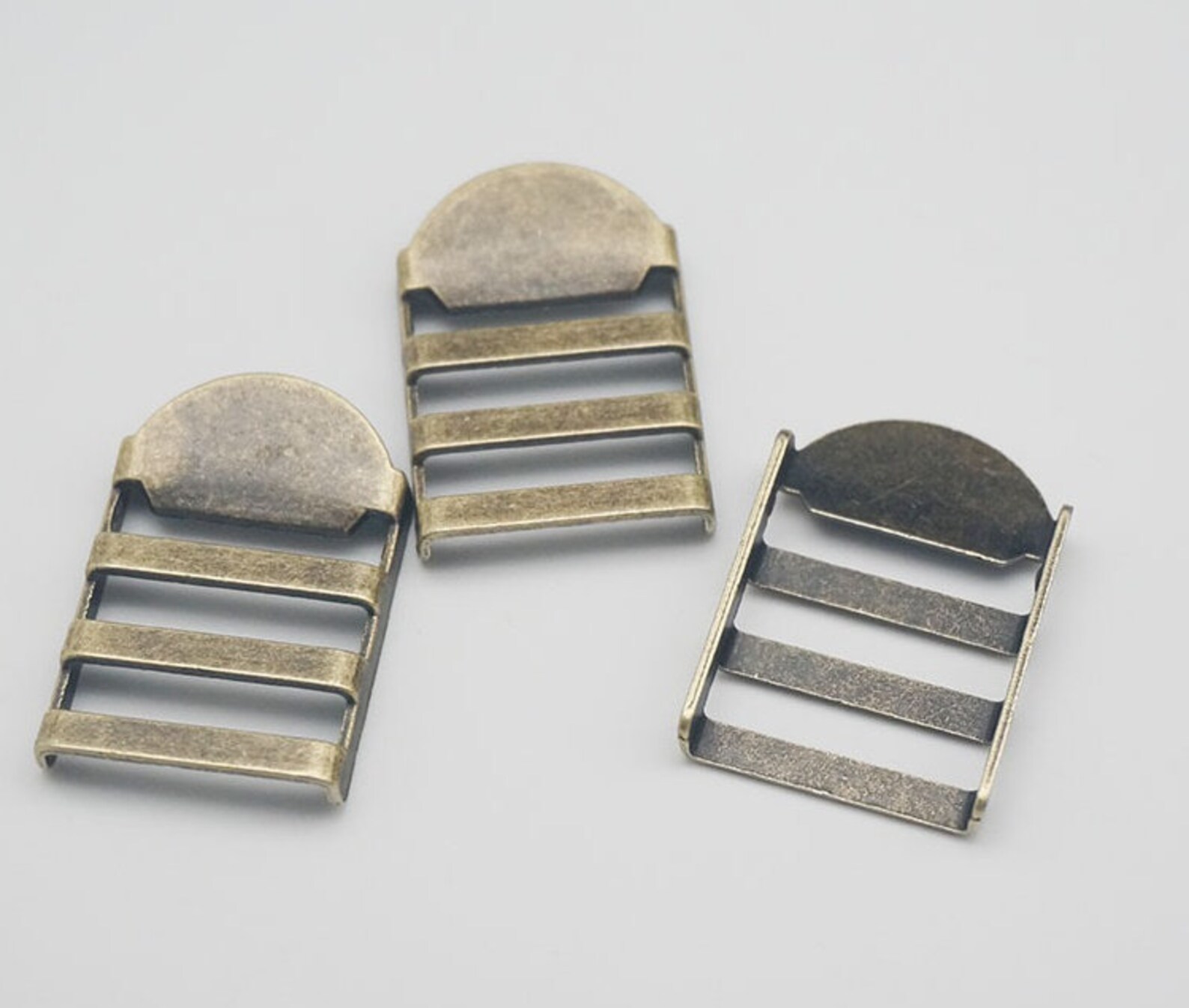 Metal Ladder Lock Slide Buckles 1x1 5/8 Inches 1pc Gold Silver Etsy