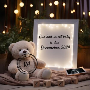 Personalized Digital Pregnancy Announcement Ideas, Unique, digital product, pregnancy announcement, Social media pregnancy Reveal