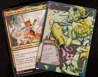 Gallia of the Endless Dance Pixel Art Card Overlay