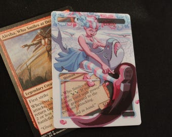 Alesha, Who Smiles at Death Alternate Art Overlay