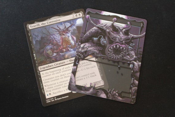 mtg toxrill the corrosive commander deck Toxrill, Custom create a 1/1 black Slug creature token. Toxrill, the Corrosive Custom Deck