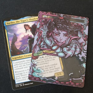 Yuriko, el arte alternativo MTG de la sombra del tigre