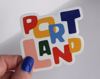 portland - pegatina