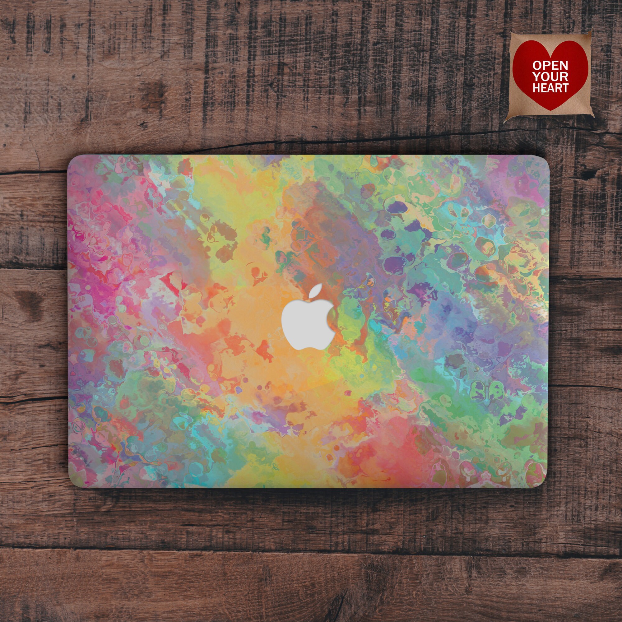 Colorful Paint MacBook Protective Case Air Pro 11 12 13 15 16