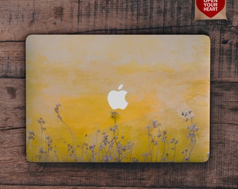 Gelbe Macbook Hülle Macbook Pro 13 2020 Blumen Macbook Pro 16 Hard Macbook Air 13 Geschenk Macbook Air 11 Mädchen Macbook Retina 13 15 Mac 12 Zoll