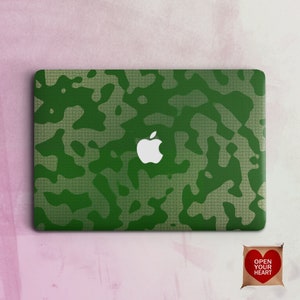 Rubberized Thin Hard Case Cover For Macbook Air Pro 121315 Unique Camo  Pattern