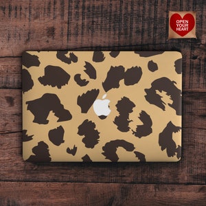 Leopard print Macbook Pro 13 Case Macbook Pro 16 Case Macbook Air 13 Case Macbook 12 Case Animal pattern Macbook A2337 Case Macbook A2251