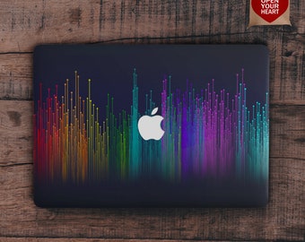 Schallwelle Macbook Hartschale MacBook Pro Retina 13 Case MacBook M1 Case MacBook Air 13 Case MacBook Pro 15 Case MacBook 16 Zoll Hardcover Hardcover