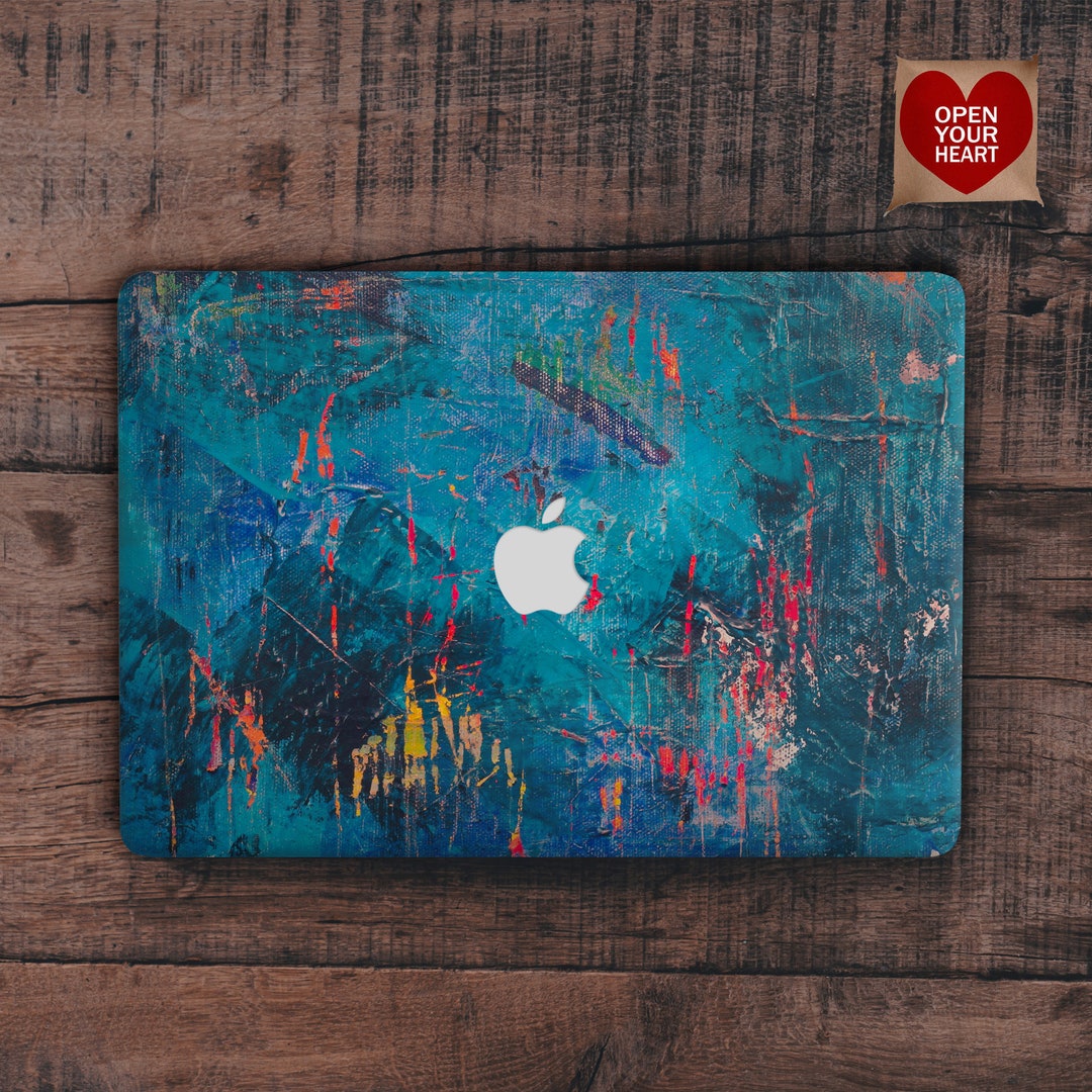 Paint MacBook Case Blue Aquamarine MacBook Pro 13 16 15 Air 13 12 Inch