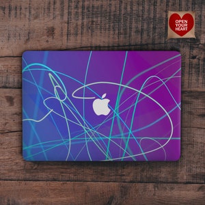 Colorful Abstraction MacBook Air 13 case MacBook pro 13 MacBook cover MacBook Pro 16 Hard case Pink MacBook 13 Retina case Laptop Purple