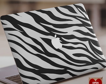 Zebra MacBook-hoes M2 pro A2338 2022 MacBook 15 zwart-wit hoesje MacBook Pro 13 16 hoesje MacBook hoes MacBook Air13 2681 laptophoes