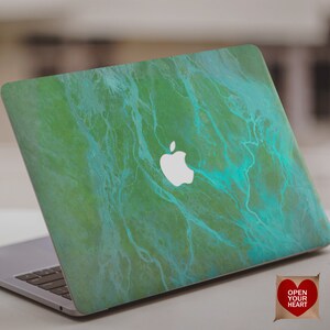 Grüne Marmor MacBook Pro 13 Marmor Hülle 2020 A2338 A2289 A2251 A2159 A1989, Laptop Kunststoff Hard Case Macbook Cover pro15 pro16