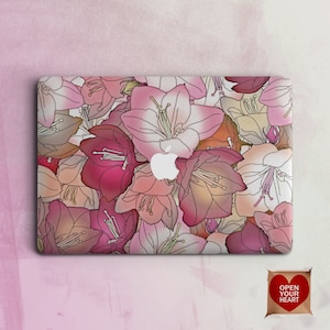 Flowers Macbook Air case Pink m1 m2 Macbook Pro 13 14 16 15 inch Air 13 A2337,A2338 Nature Floral Macbook pro14 2020 2021 2022 Hard case