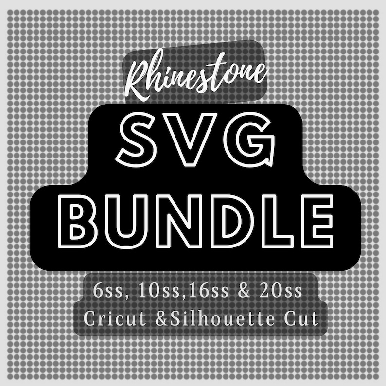 Rhinestone Template Rhinestone Cut File Bundle Cut File Rhinestone