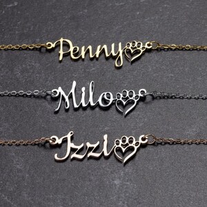 Custom Name Necklace Dog Mom Custom Necklace Personalized Dog Mom Gift Perfect Gift for Dog Mom Mothers Day Gift for Dog Mom