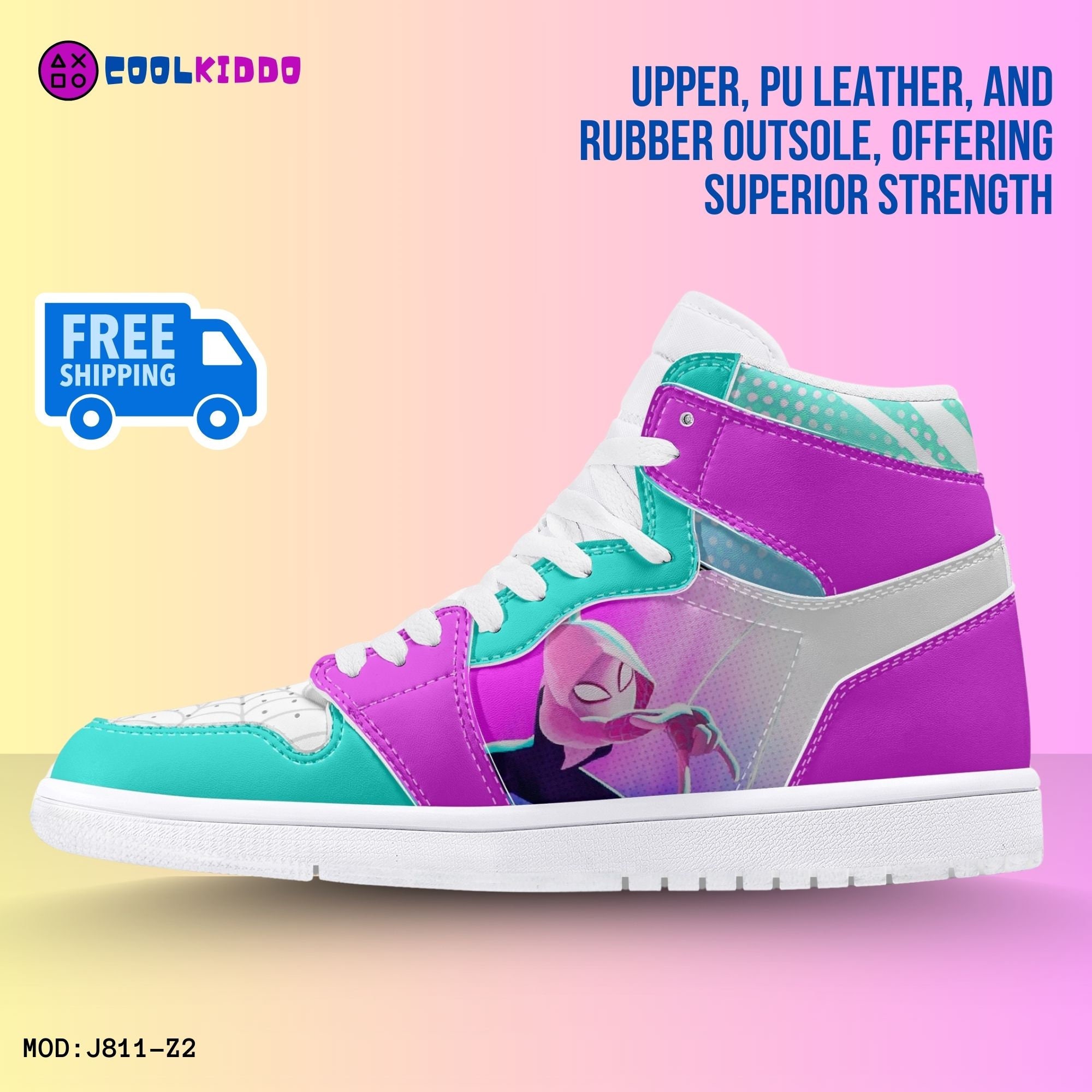 Custom Spider Verse Gwen Stacy, Character Girl Woman Shoes, Casual Sneakers