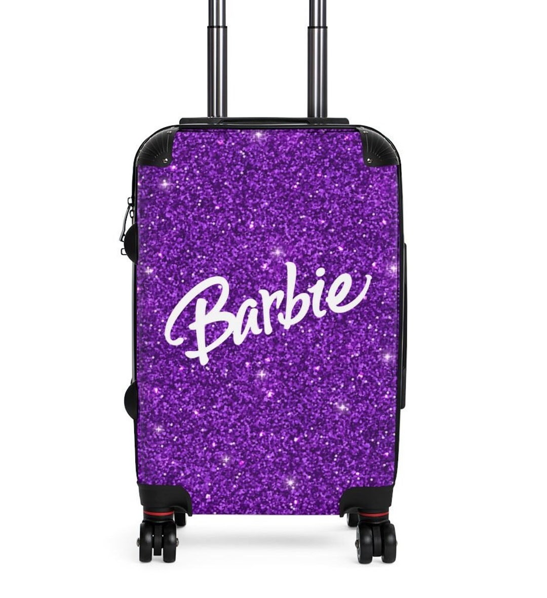 Barbie Magic Suitcase Purple Glitter Simulation Carry on - Etsy