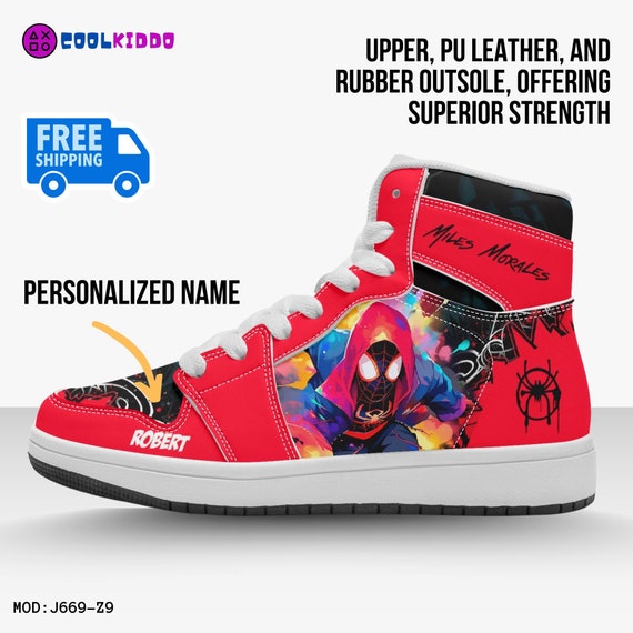 Tenis de miles morales para niños sale
