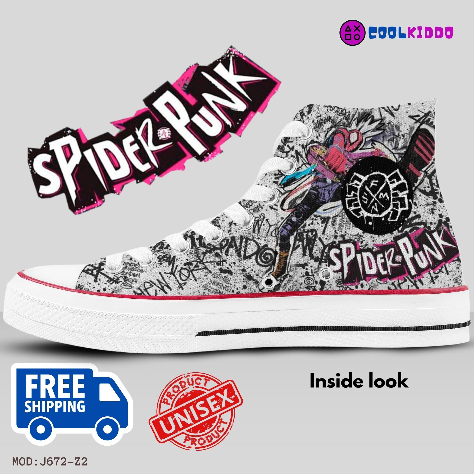 Childrens spiderman vans sale