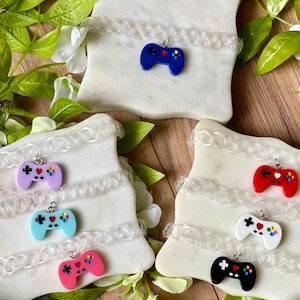 Clear Tattoo Choker with Controller Charm