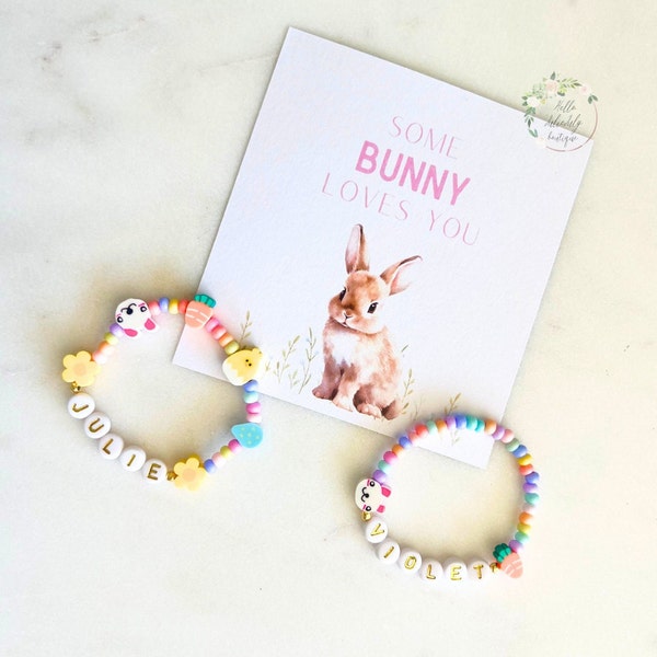 Easter Toddler Bracelet, Eater Bracelet for Children, Bunny Bracelet For Child, Gift for Kids