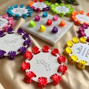 Mini Flower Hair Clips: Y2K Retro Hair Accessories
