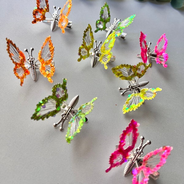 Butterfly Wing Clip Moving 90s Etsy