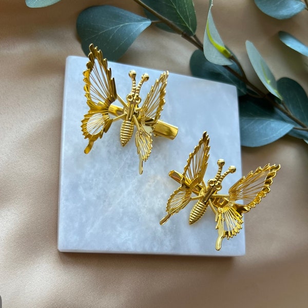Butterfly Hair Clip Etsy