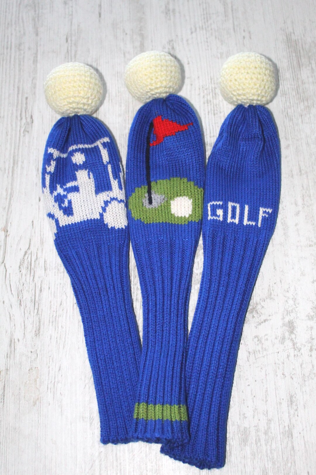 Golf Head Covers .golf Club Headcover Set. Gift for Golfers. Golf ...