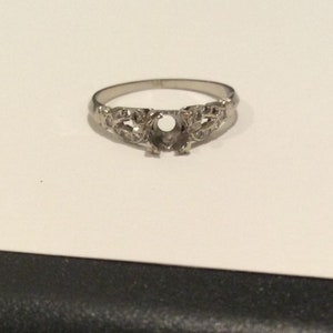Antique ring settings without stones for sale clearance