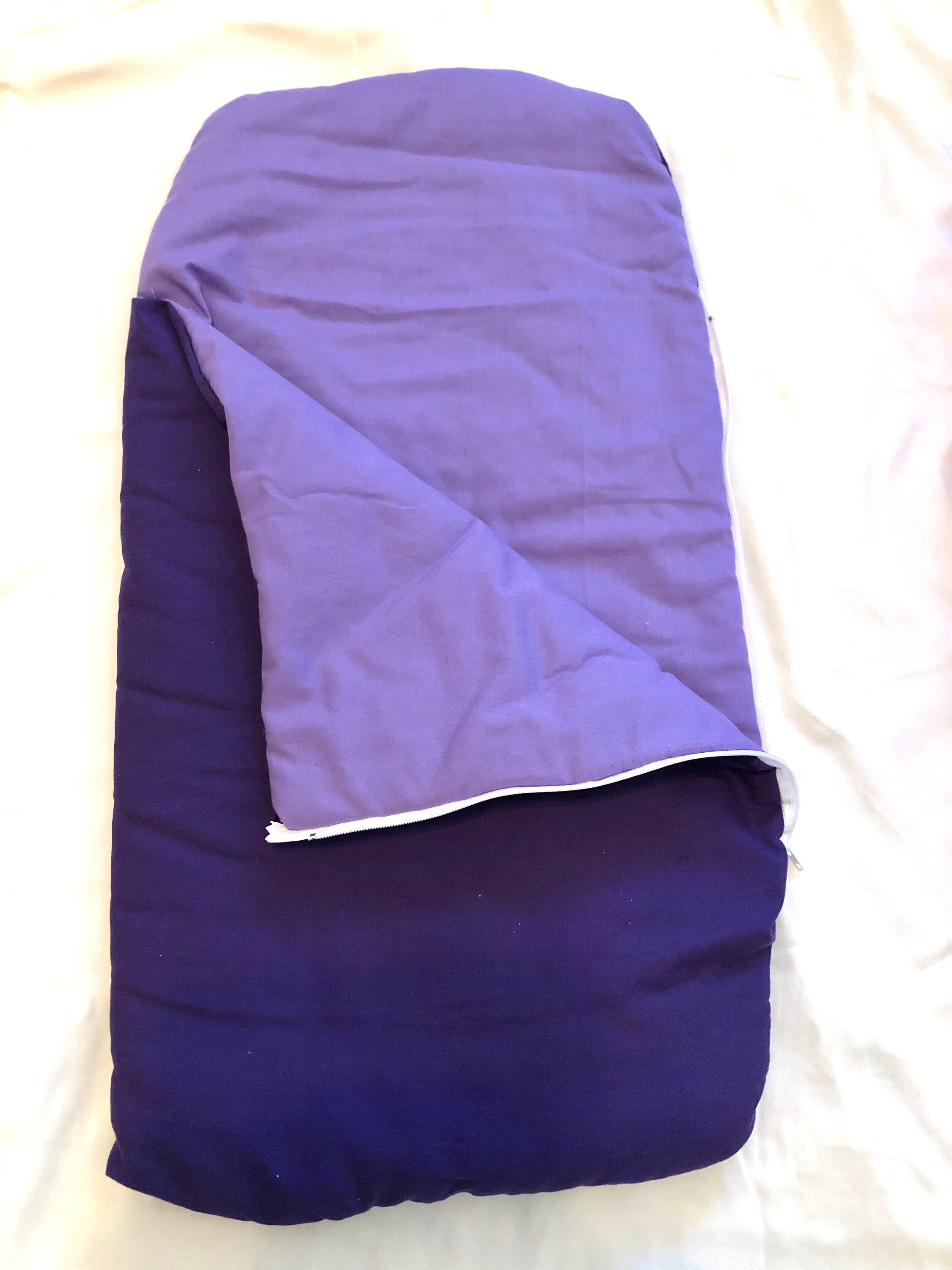 18 Doll Sleeping Bag in 2 tone purple | Etsy