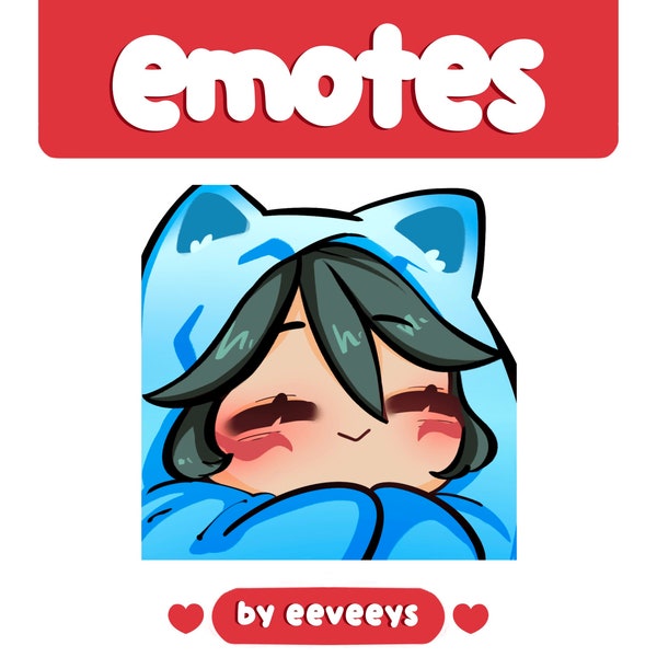 Overwatch Comfy Kiriko Emote voor Twitch/YouTube/Discord