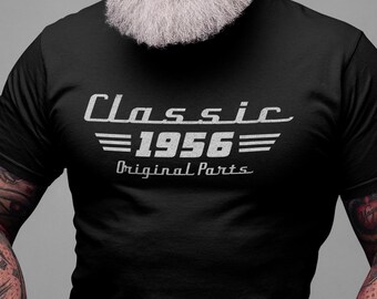 70th Birthday Retro Shirt, Born in 1956 Men's T-shirt, 70 Year Old Vintage Gift