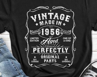 70th Birthday Vintage Shirt, Made in 1956 Men's T-shirt, 70 Year Old Gift