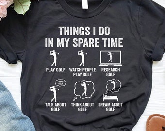 Funny Golf Lover Shirt, Golf T-shirt for Him, Golf Gift for Men, Golfer Dad Gifts, Golf Coach Tee, Golf Grandpa Christmas Gift