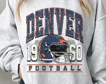 Denver Football Sweatshirt, Denver Crewneck Sweater, Sport Fan Gift