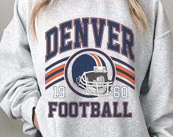 Denver Football Crewneck Sweatshirt, Denver Sweater, Sport Fan Shirt