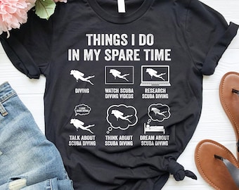 Scuba Diving Lover Mom Gift For Women, Scuba Diver Women's Shirt, Funny Grandma Tee For Her, Mother's Day Gifts, Husband Scuba Diver T-Shirt