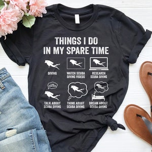 Scuba Diving Lover Mom Gift For Women, Scuba Diver Women&#39;s Shirt, Funny Grandma Tee For Her, Mother&#39;s Day Gifts, Husband Scuba Diver T-Shirt